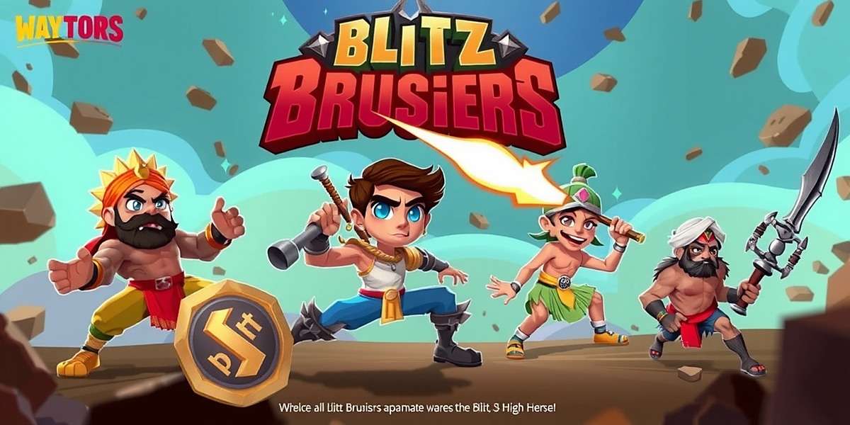 Blitz Bruisers Exciting Gameplay Blitz Bruisers gameplay showing Indian-inspired characters in battle