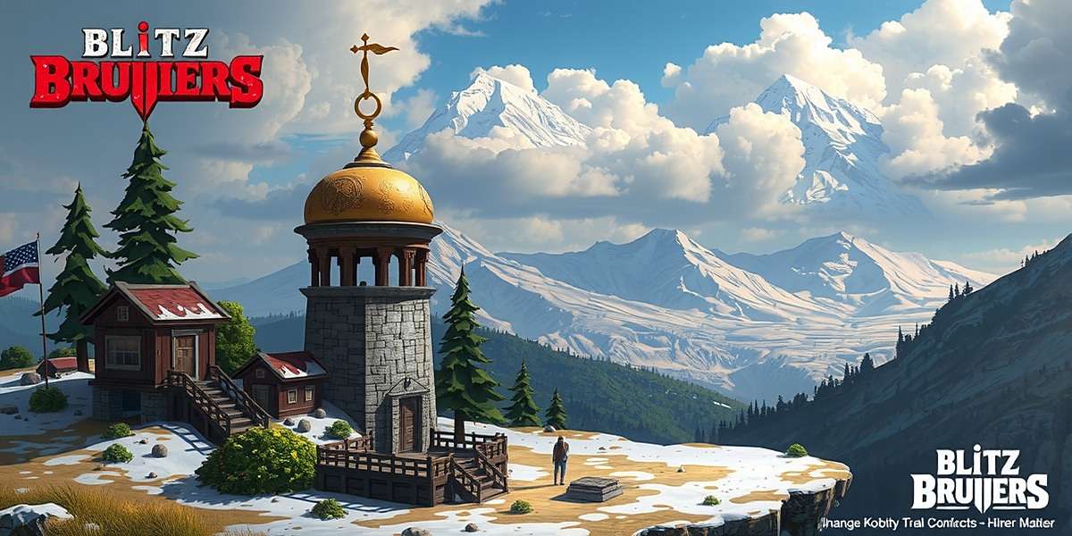 Upcoming Blitz Bruisers Himalayan Map Concept art for upcoming Blitz Bruisers Himalayan map